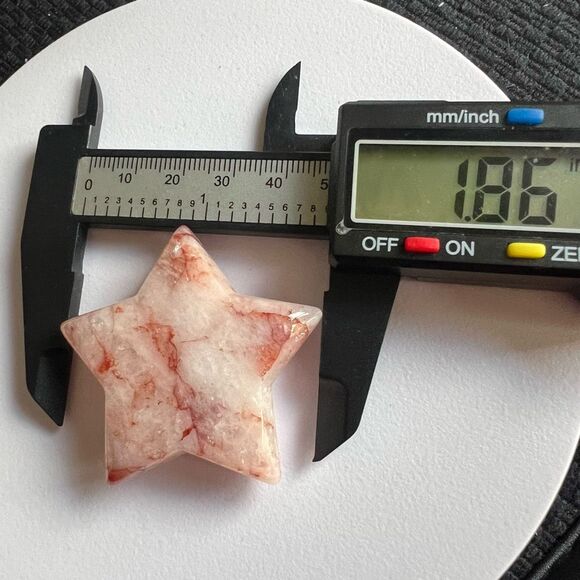 Fire Quartz Crystal Star‎ Carving (8) - Picture 8 of 9